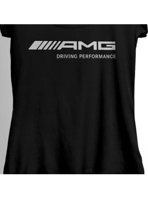 Kendim Seçtim Mercedes Benz Amg Sport Driving Performance Kadın Tişört