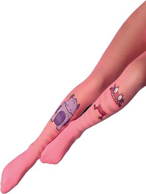 Penti Kız Çocuk Little Monsters Külotlu Çorap