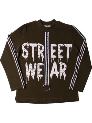 Toontoy Kız Çocuk Sweatshirt Street Wear Baskılı - 10 Yaş - 140Cm Boy