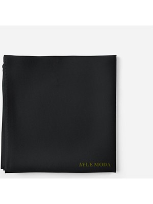 Sedef Siyah Şifon Şal Sedef 72x200