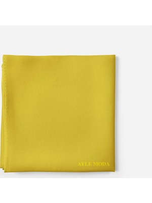 Sedef Limon Sarisi Şifon Şal Sedef 72x200