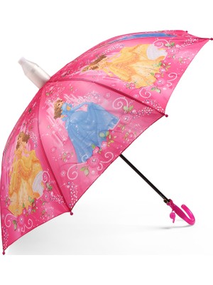 Almera Pvc Kılıflı Kız Çocuk Şemsiyesi - Happy Girl Pembe