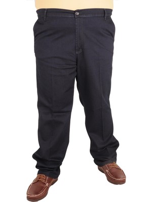 ModeXL Pantolon Kot Yan Cepli 18880 Lacivert