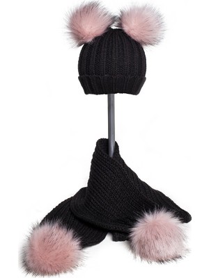 Baby Dora Triko Atkı & Bere Takım