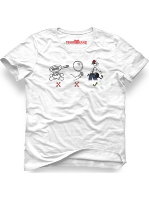 Tshirthane Pubg Tava Kullanımı Beyaz Erkek T-Shirt