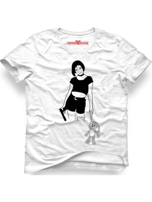 Tshirthane Leon The Professional Mathilda Sevginin Gücü Gun Beyaz Erkek T-Shirt
