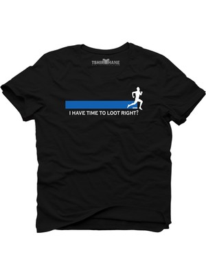 Tshirthane Pubg I Have To Loot Right Siyah Erkek T-Shirt