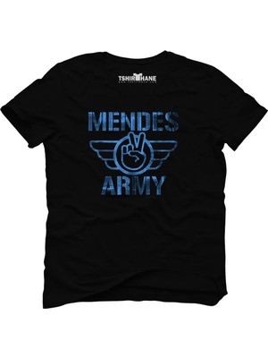 Tshirthane Shawn Mendes Army Siyah Erkek T-Shirt