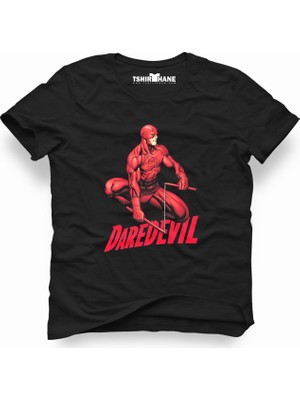 Tshirthane Daredevil Siyah Erkek T-Shirt
