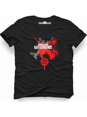 Tshirthane Pubg M416 Siyah Erkek T-Shirt