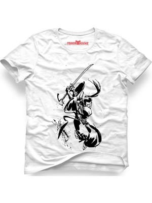Tshirthane Acuaman Beyaz Erkek T-Shirt