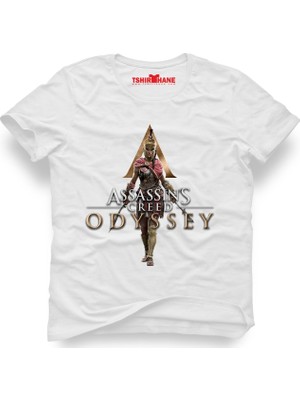 Tshirthane Assassin'S Creed Odyssey Beyaz Erkek T-Shirt