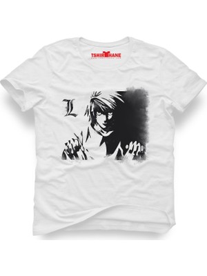 Tshirthane Death Note Deathnote Beyaz Erkek T-Shirt