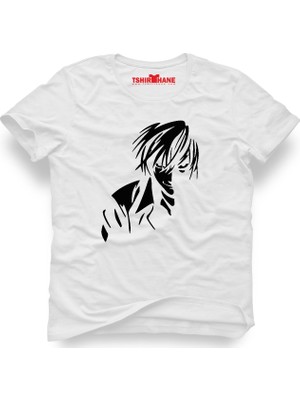 Tshirthane Death Note Deathnote Beyaz Erkek T-Shirt