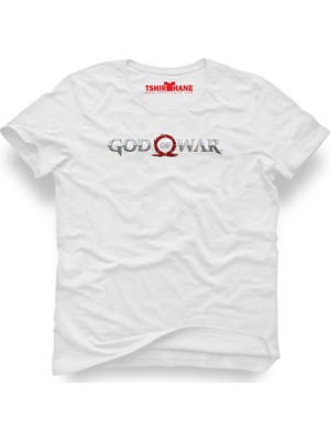 Tshirthane God Of War Beyaz Erkek T-Shirt