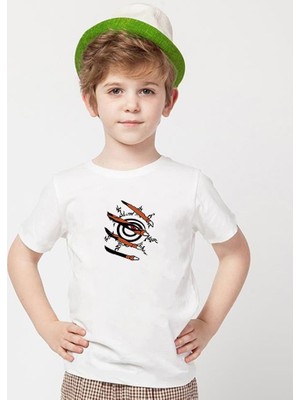 Tshirthane Naruto Beyaz Erkek T-Shirt