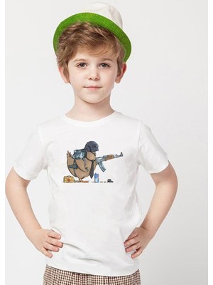 Tshirthane Pubg Beyaz Erkek T-Shirt