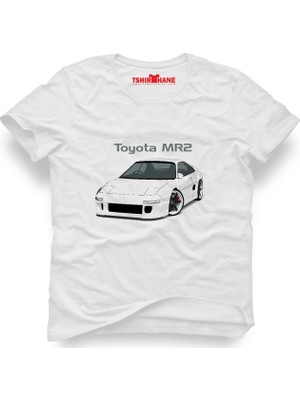 Tshirthane Toyota Mr2 Beyaz Erkek T-Shirt