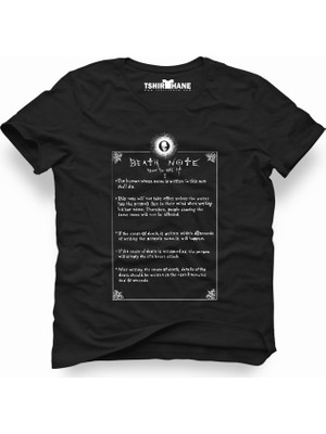 Tshirthane Death Note Siyah Erkek T-Shirt