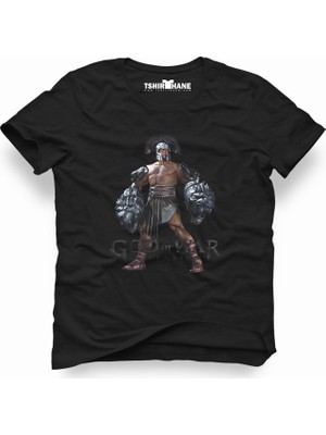 Tshirthane God Of War Siyah Erkek T-Shirt