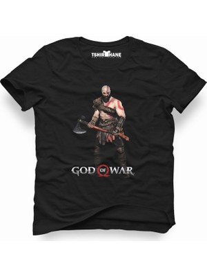 Tshirthane God Of War Siyah Erkek T-Shirt