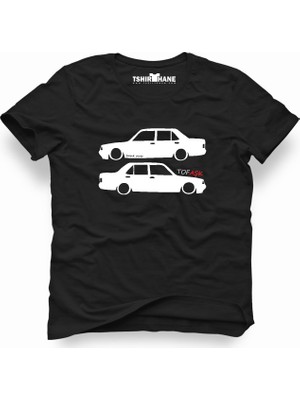 Tshirthane Tofaş Tofaşk Şahin Siyah Erkek T-Shirt
