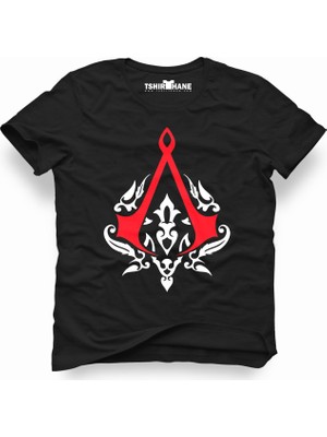 Tshirthane Assasin Creed Siyah Erkek T-Shirt