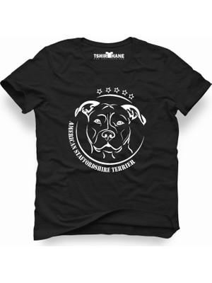 Tshirthane Dog Pitbull Siyah Erkek T-Shirt