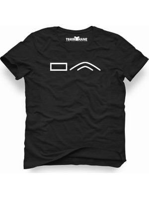 Tshirthane Türk Boyları Karaevli Siyah Erkek T-Shirt