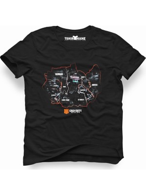 Tshirthane Call Of Duty Black Ops Siyah Erkek T-Shirt