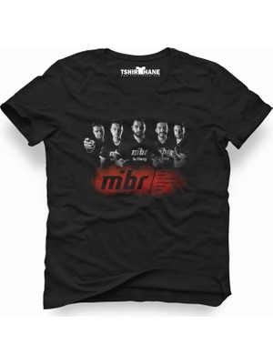 Tshirthane Csgo Cs Go Mibr Siyah Erkek T-Shirt