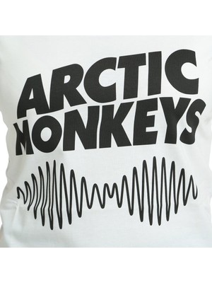 Bant Giyim Arctic Monkeys Beyaz Kadın T-Shirt