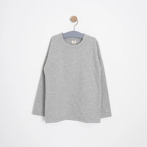 Kız Çocuk Sweat-Shirt Açık Gri Melanj (8-12 Yaş)