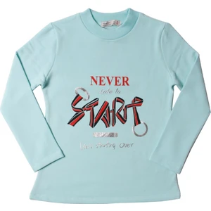 Kız Çocuk Sweatshirt Start Varak Baskılı - 5 Yaş - 110Cm Boy