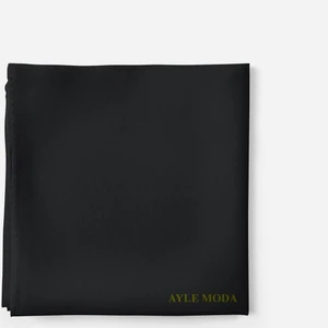 Siyah Şifon Şal Sedef 72x200