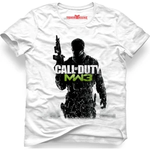 Call Of Duty Beyaz Erkek T-Shirt