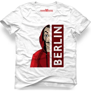 La Case De Papel Berlin Beyaz Erkek T-Shirt