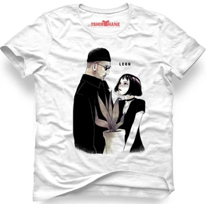 Leon & Mathilda Sevginin Gücü The Professional Flowerpot Beyaz Erkek T-Shirt
