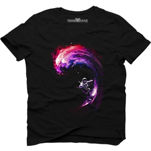 Galaxy Galaksi Siyah Erkek T-Shirt