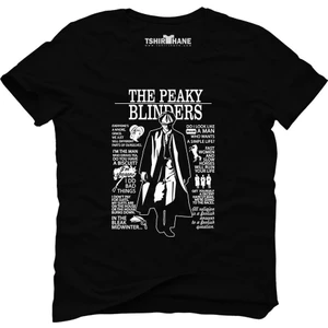 Peaky Blinders Tommy Shelby Everyone Siyah Erkek T-Shirt