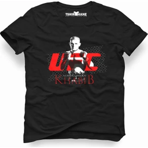 Ufc Khabib Nurmagomedov Habib Siyah Erkek T-Shirt