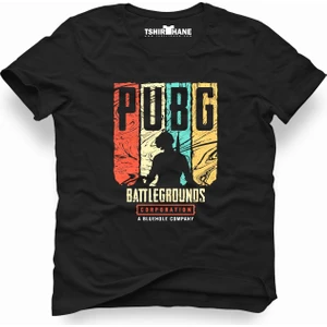 Pubg Battleground Siyah Erkek T-Shirt