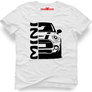 Mini Cooper Beyaz Erkek T-Shirt