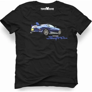 Toyota Supra Siyah Erkek T-Shirt
