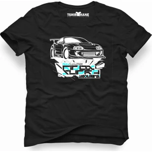 Toyota Supra Jza80 Siyah Erkek T-Shirt