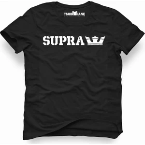 Toyota Supra King Logo Siyah Erkek T-Shirt