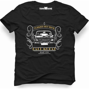Turkish Hotrock Murat 124 Siyah Erkek T-Shirt