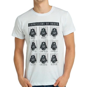 Bant Giyim Star Wars Darth Vader Beyaz Erkek T-Shirt