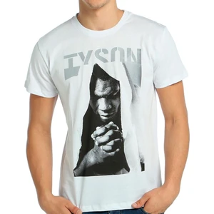 Bant Giyim Mike Tyson Boks Beyaz Erkek T-Shirt
