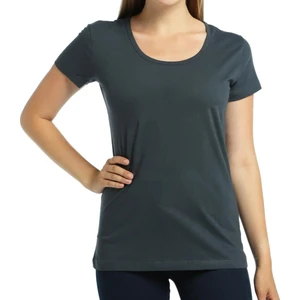 Bant Giyim Açık Bisiklet Yaka Füme Kadın T-Shirt